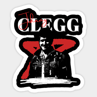 Johnny clegg retro Sticker